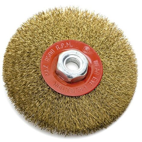 Brosse à tige ronde en métal 115mm  DOGHER 821-115
