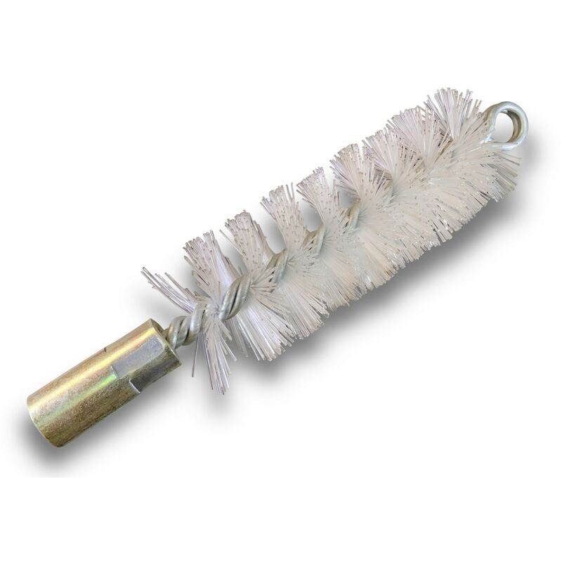 Kibros - Brosse à tube pro nylon ø 40 mm Raccord M12175 femelle Ame en acier torsadé Nettoyage brossage tube et canalisation 41SCN40