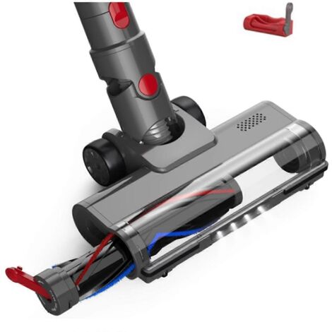 Brosse à turbine à dégagement rapide avec lumière LED pour le sol