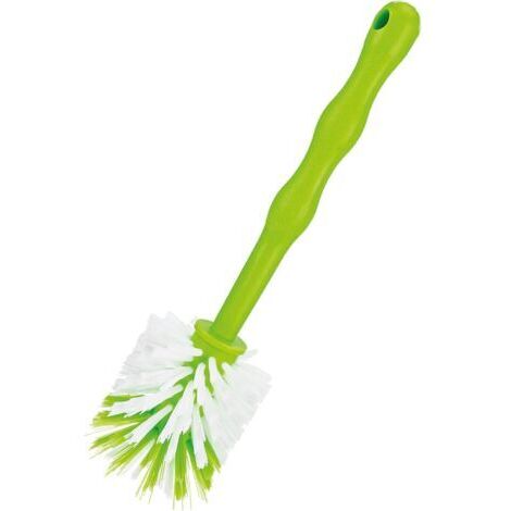 Brosse à vaisselle pour bol mélangeur Thermomix • Convient pour bol mélangeur Thermomix, Monsieur Cuisine, Bosch Cookit etc. • Brosse à poils en nylon robuste • Brosse à vaisselle (vert)