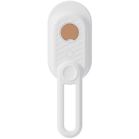 Brosse à vapeur 3 en 1 pour chats avec manche pliable et peigne démêlant pour animaux, blanc