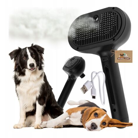 BROSSE À VAPEUR ÉLECTRIQUE AUTONETTOYANTE POUR CHIENS POUR LE SOIN DES POILS