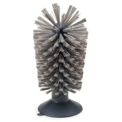 Brosse à Verre avec Ventouse - grise