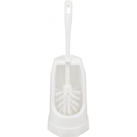 Brosse a WC et support blanc