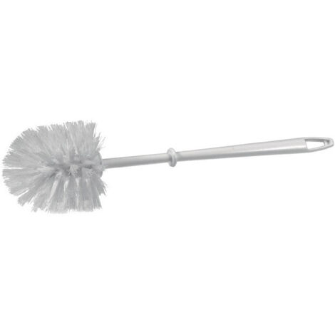 Brosse à WC plastique blanc sans nettoyant p.rebords D. 90 mm SOREX (Par 10)