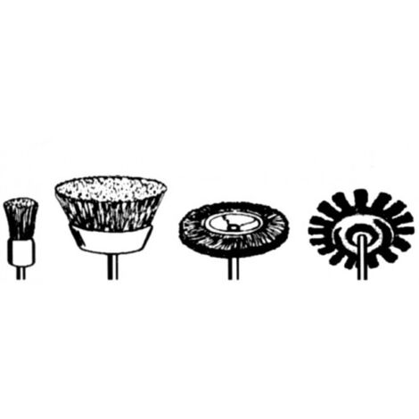 Brosse abrasive Circulaire SAM Diam 22mm ( Prix pour 1 )