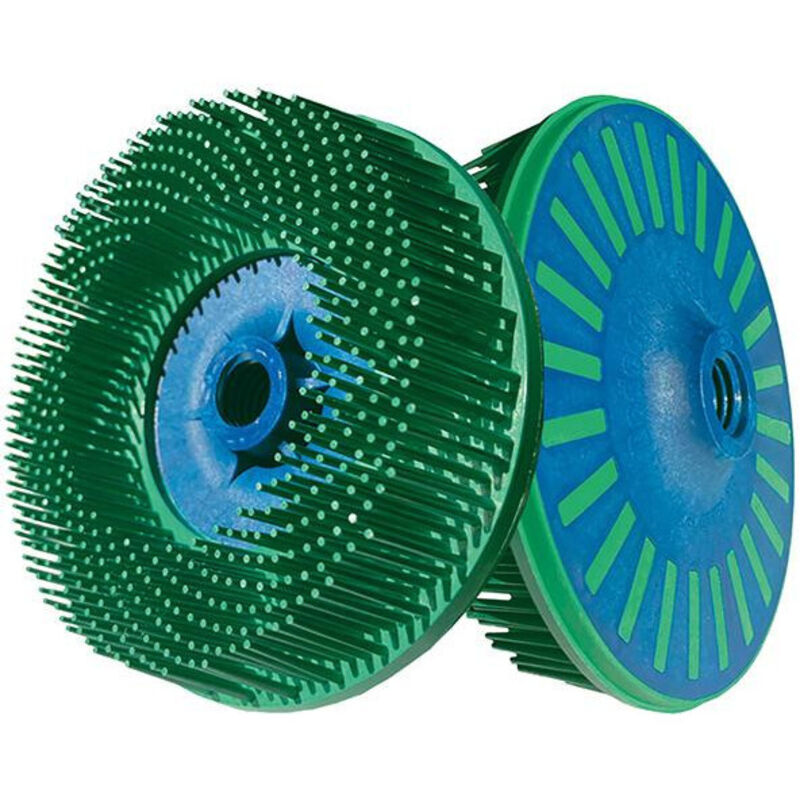 Brosse abrasive radiale M14 ø 115x38mm A80 jaune Tyrolit