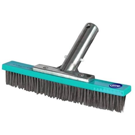Brosse aluminium gre-pools aluminium brush élimination algues 25 cm