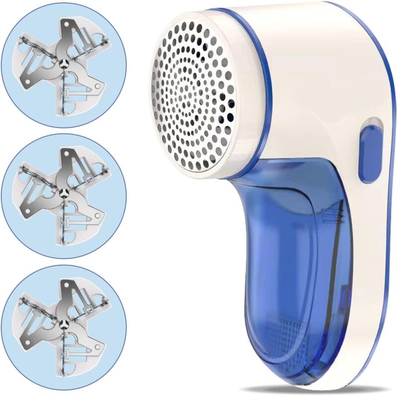 Brosse Anti-Peluche Électrique - 1 pièce, Brosse Anti-Peluche Électrique USB - 2 Lames/Vêtement