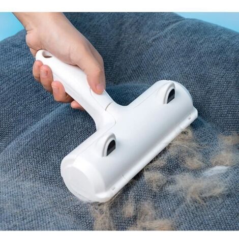 Brosse anti poils animaux Roll rouleau brosse pour chien chat Autonettoyante Ramasse Enlève Poils brosse de nettoyage canapé