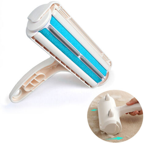 Brosse Anti Poils Animaux,Brosse Ramasse et Enlève Poils,Brosse de Nettoyage Magique Réutilisable pour Chien, Chat, Vêtements, Coussin, Canapé, Voiture, Lit