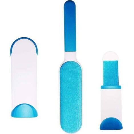 Brosse Anti Poils - So Divine Shield - Réutilisable - Pour Chats et Chiens - Couleur Noir - Magique