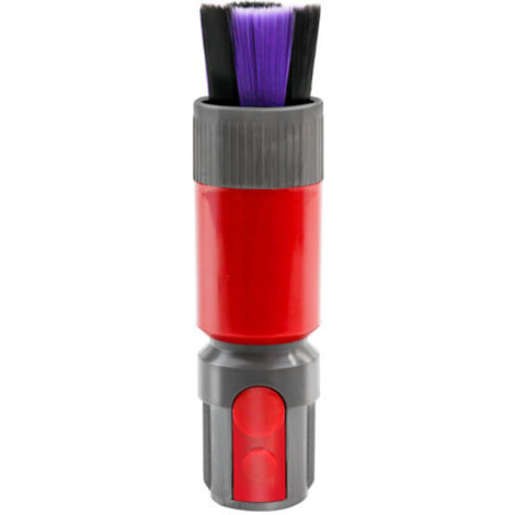 Brosse Anti-rayures, Sans Trace Brosse à Poussière pour Accessoire Dyson, pour Embout Aspirateura Dyson V7/V8/V10/V15, Brosse à Poussière sans Rayures pour Aspirateur Dyson (Rouge)