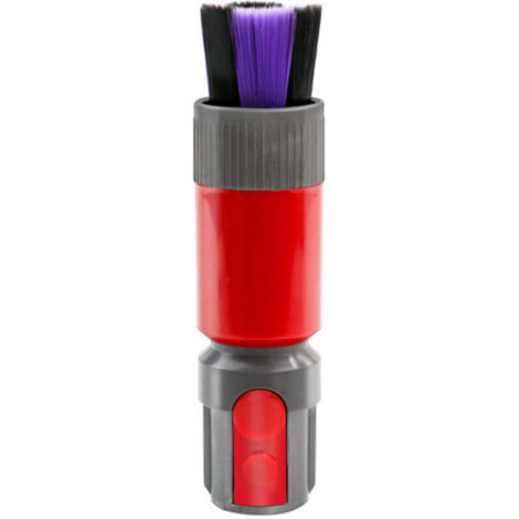 Brosse Anti-rayures, Sans Trace Brosse à Poussière pour Accessoire Dyson, pour Embout Aspirateura Dyson V7/V8/V10/V15, Brosse à Poussière sans Rayures pour Aspirateur Dyson (Rouge)