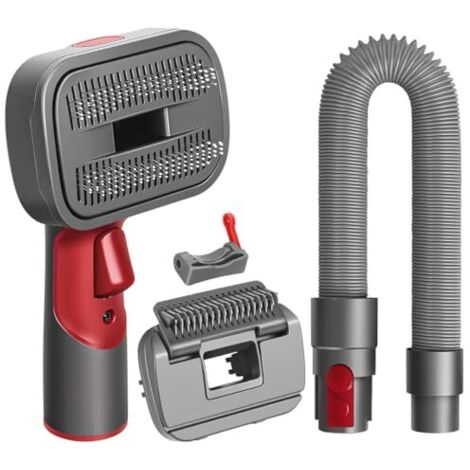 Brosse Aspirateur pour Chiens 2 en 1 Compatible avec Dyson Gen5 V15 V12 V11 V8 V7, idéale pour éliminer les poils lâches, les squames, le sous-poil et les nœuds