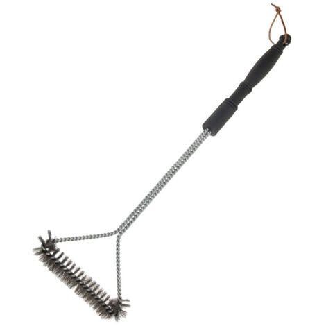Brosse Barbecue Métallique Avec Manche 16,3x54,5cm Bbq