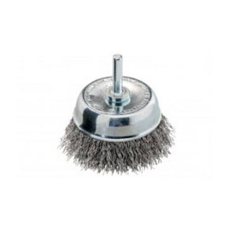 Brosse boisseau 75X0,30 mm/ 6 mm, Acier ondulé - METABO