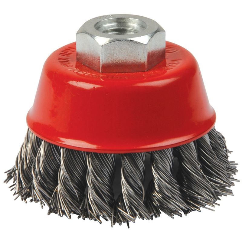 Brosse À Fils Métalliques Torsadés 75 Mm Silverline 868901