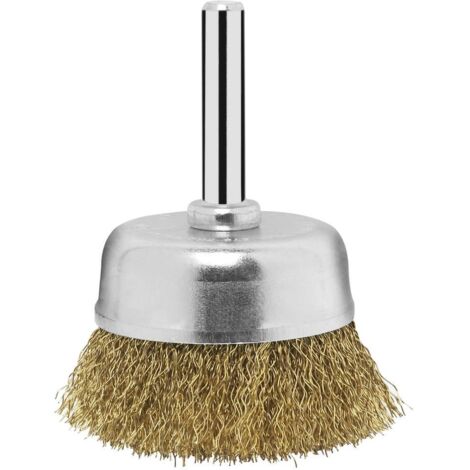 Brosse boisseau pour perceuses - fils ondulés, laitonnés, 50 mm Bosch 2609256516 V788961