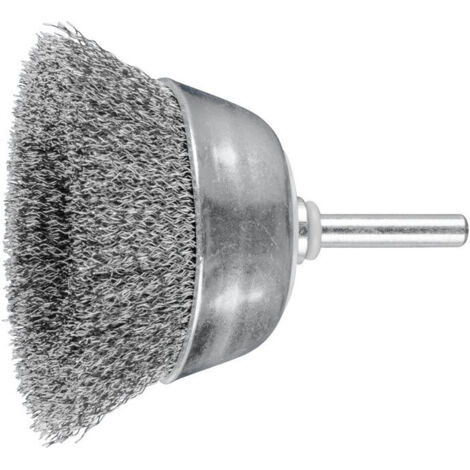 Brosse boisseau TBU ST D.70mm tige fil épaisseur 0,2mm STA 15mm PFERD (Par 10)