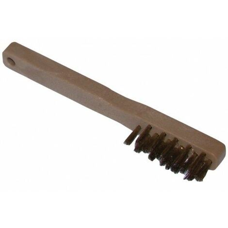 Brosse bougie acier laitonné