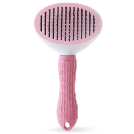 Brosse chat brosse chien brosse autonettoyante chat chien brosse à cheveux(gros aiguille rose)