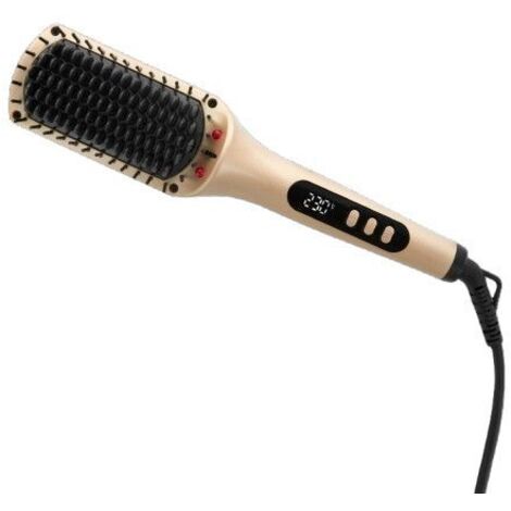 Brosse chauffante et lissante - DEMELISS - 21350 LISS&GO - 6 températures - Jusqu'a 230° C