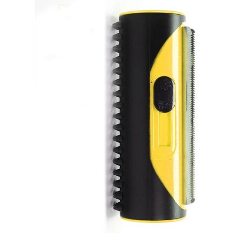 Brosse chien brosse chat, peigne déméloir chien professionnel et brosse chien poil long, râteau de toilettage pour chien et chat réduit efficacement la perte de cheveux jusqu'à 90% ( Color : Yellow )