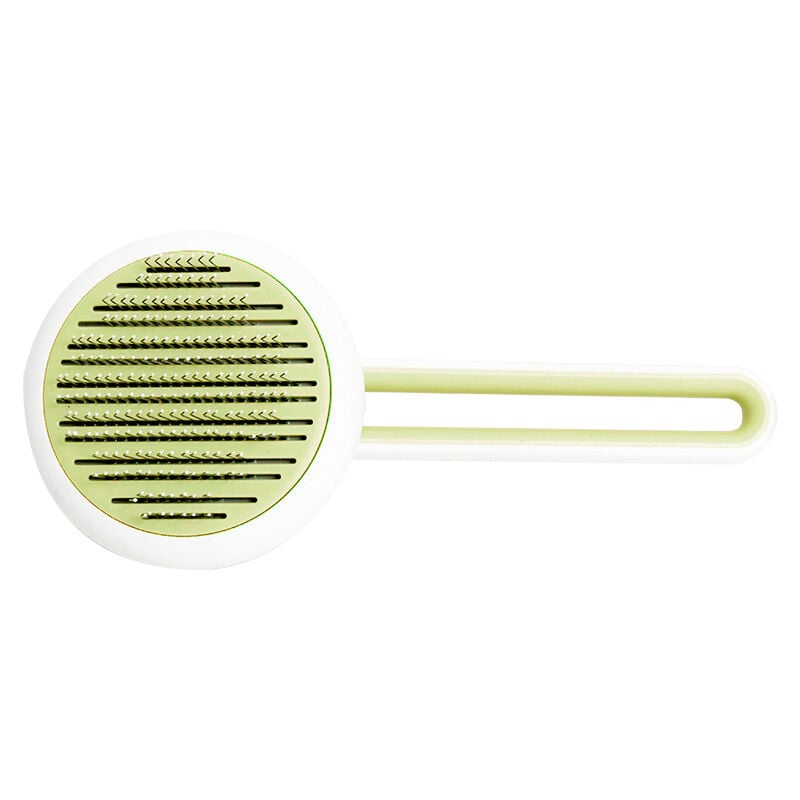Ensoleille - Brosse Chiens et Chats,Brosse Poils Animaux Autonettoyante Facile à Enlever des Poils Morts et Sous-Poils en Un Clic, Brosse de