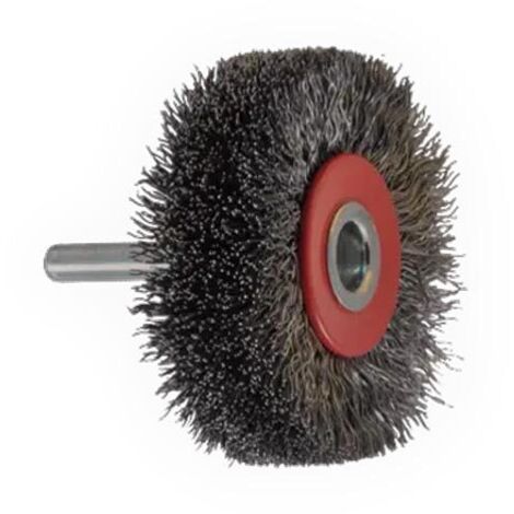 Brosse Circ. Tige De 6 Mm D50Mm Ép.17 Mm Acier Ondulé 0,30Mm Osborn