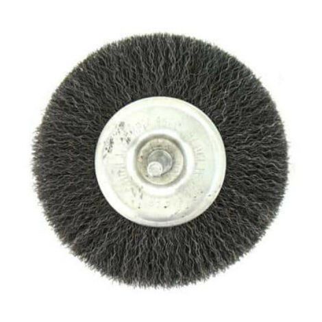 Brosse circulaire acier diamètre 100 mm x 1