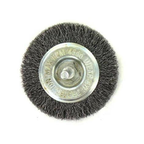 Brosse circulaire acier diamètre 75 mm x 10