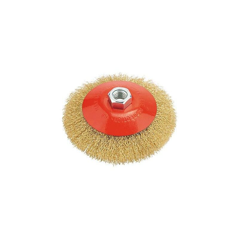 Brosse circulaire acier pour meuleuse 125 mm