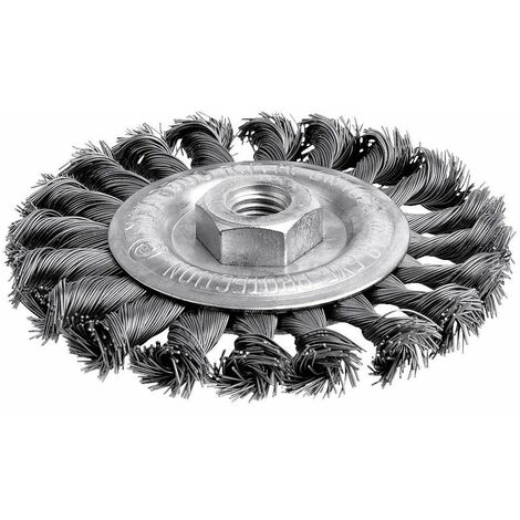 Brosse Circulaire Mèches Acier Torsadées 115 12500