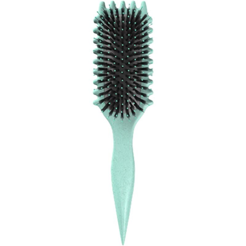 Fei Yu - Brosse coiffante pour femme, homme ou enfant, cheveux naturels noirs, brosse démêlante pour cheveux naturels