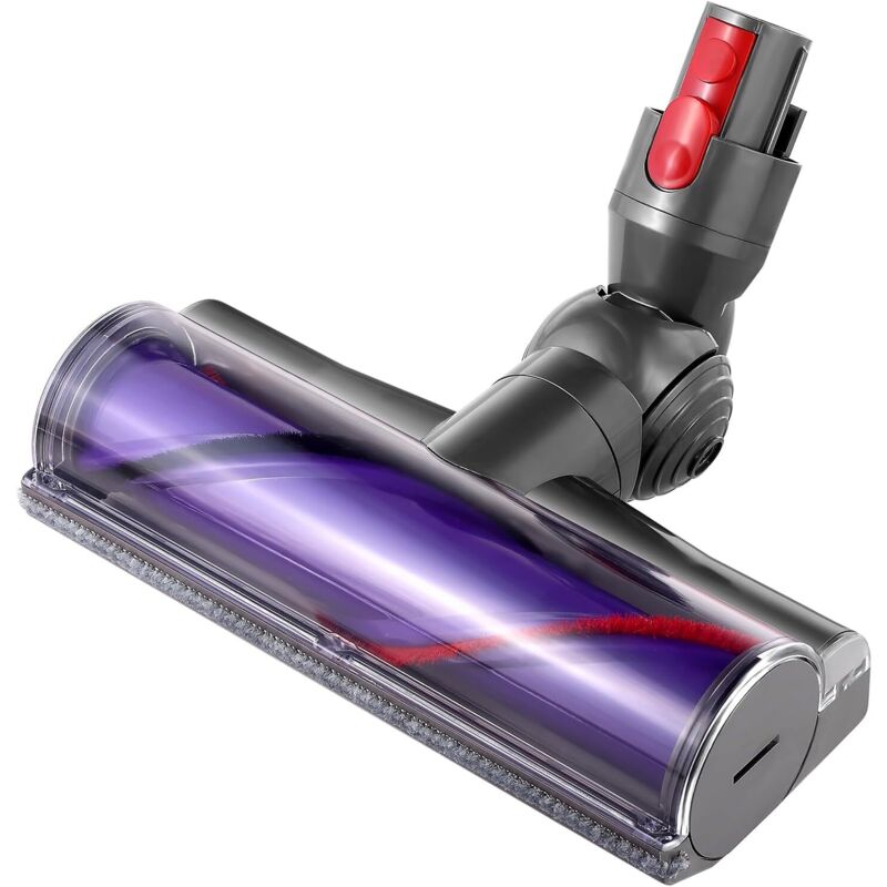 Brosse Compatible avec Aspirateur Dyson V10 V8 V7 V11 V15 Accessoire Tête d'aspirateur avec pour Sol Dur et Tapis