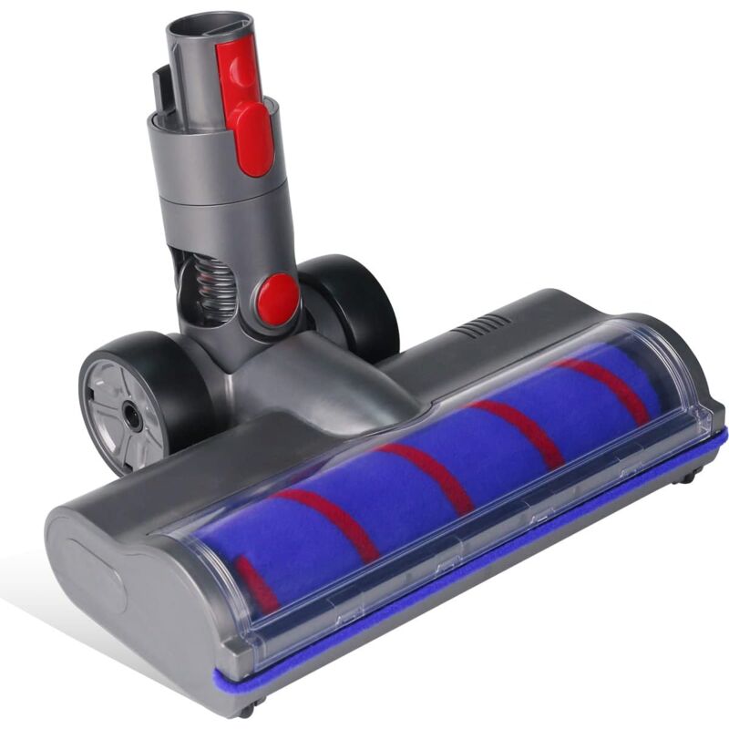 Aspirateur pour Dyson V7 V8 V10 V11 V15 Aspirateur,Brosse à Rouleau Souple avec 4 Lampes pour Sols Durs et Parquet