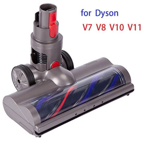 brosse Compatible Avec Les Aspirateurs Dyson V7, V8, V10, V11, Tte De Nettoyage  Entranement Direct Avec 4 Phares Avant Pour Sols Durs Et Moquette