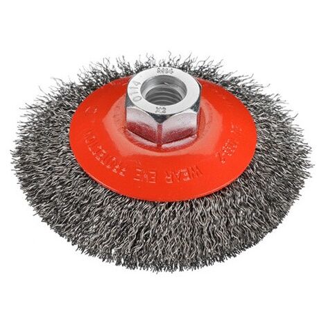 Brosse conique fil acier ondulé KBW M14 100mm OSBORN 2008512161