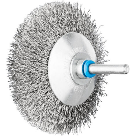 Brosse conique KBU INOX D.80mm épaisseur fil 0,3mm VA 10mm 12000min 10 pcs.PFERD