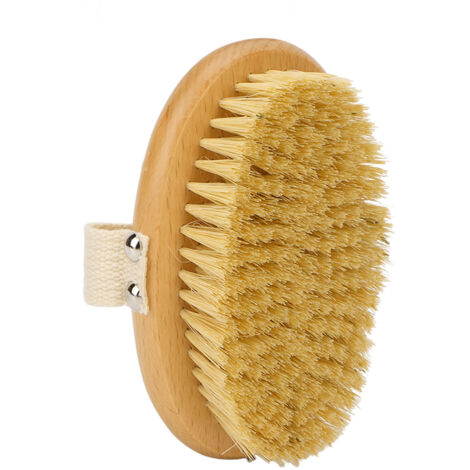 Brosse corporelle en bois de hêtre pour raffermir la peau, gommage profond et massage jambes et pieds