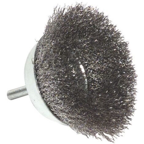 Brosse Coupe 75mm Métal Sur Tige T6 Vrac - Tivoly