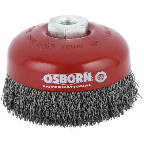 Brosse coupe fil ondulé de diamètre 100 x M14 OSBORN 0002613194