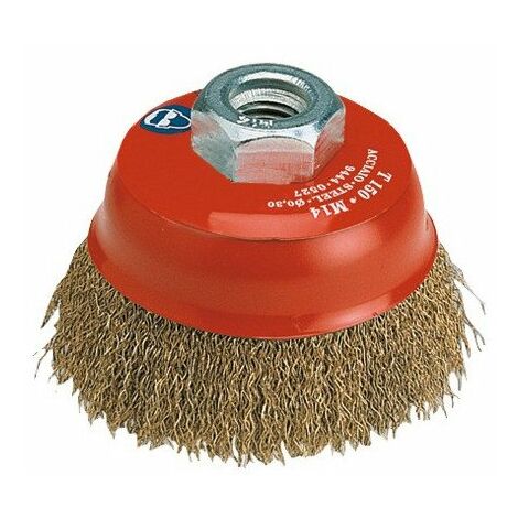 Brosse Coupe Fils Acier Laitonné Ondulés  65 12500