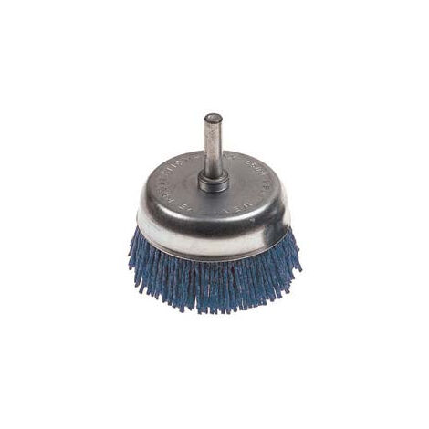 Brosse coupelle abrasive en nylon bleu - ø mm.50 PG 497.30