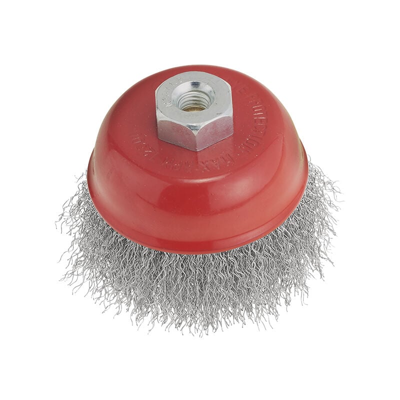 Fervi - Brosse coupelle inox en fil metallique 100 mm m14 pour meuleuse