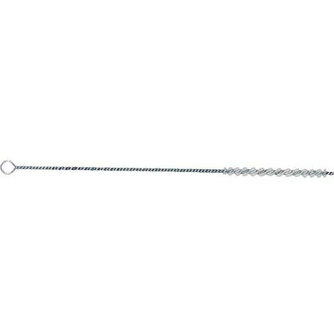 Brosse cylindrique en nylon, transparent, diam. de brosse 8 mm L bourrage 100 mm, 300 mm de long