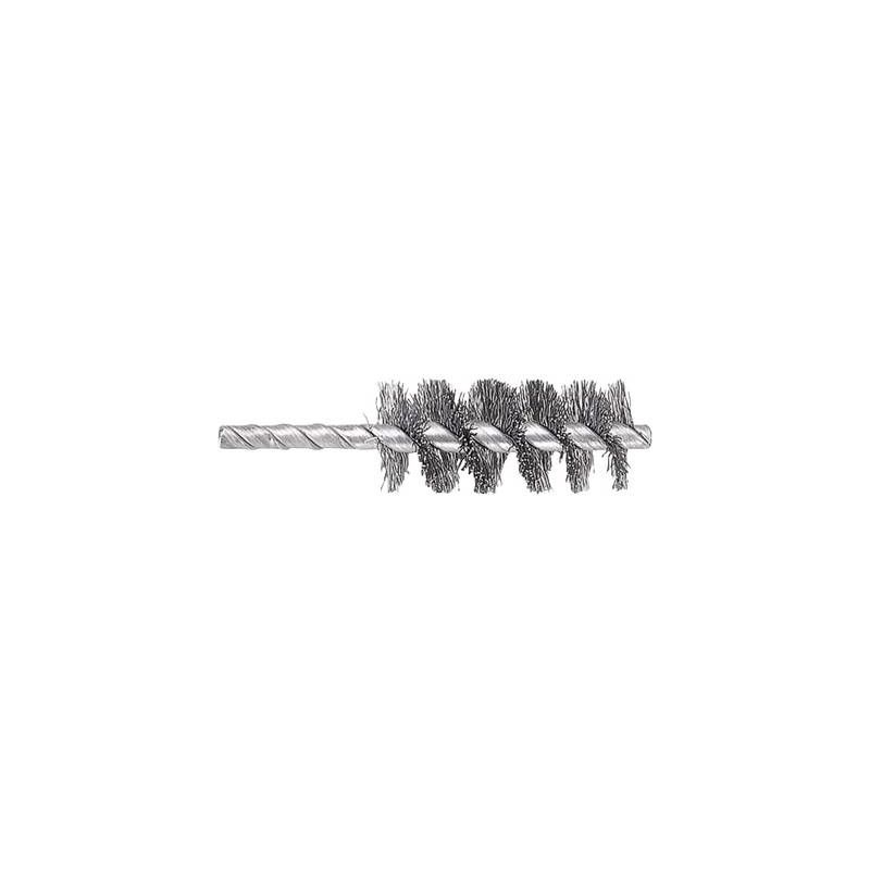 Wolfcraft - 2104000 brosse métallique cylindrique tige 6 mm diamètre 28 x 60 x 90 mm