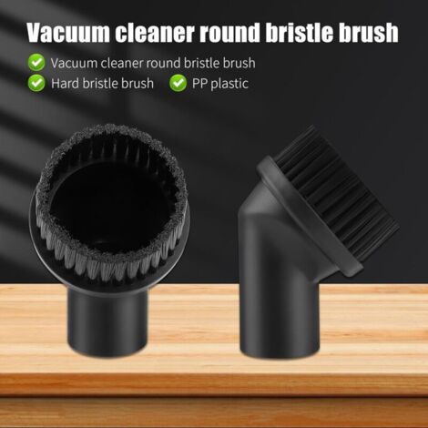 Brosse d'aspirateur Universelle 35mm - Lot de 2 Brosses à Poils Doux pour Nettoyage Délicat des Meubles et Écrans