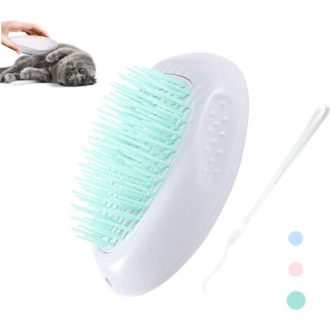Brosse de bain pour animaux de compagnie lavable en silicone (vert)
